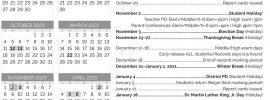Louisiana School Calendar